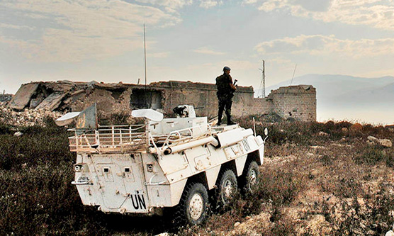 UN patrol in Lebanon c UN Photo Jorge Aramburu